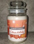 Yankee Candle Retired "CITRUS HOLIDAY" Large 22 oz  RARE & VHTF~ NEW — photo 1