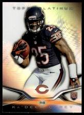 2014 TOPPS PLATINUM KA'DEEM CAREY RC #142 RC CHICAGO BEARS 1305