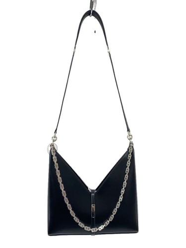 GIVENCHY Shoulder Bag Small Cut Out in Box Black BB50GTB00D-001 Used