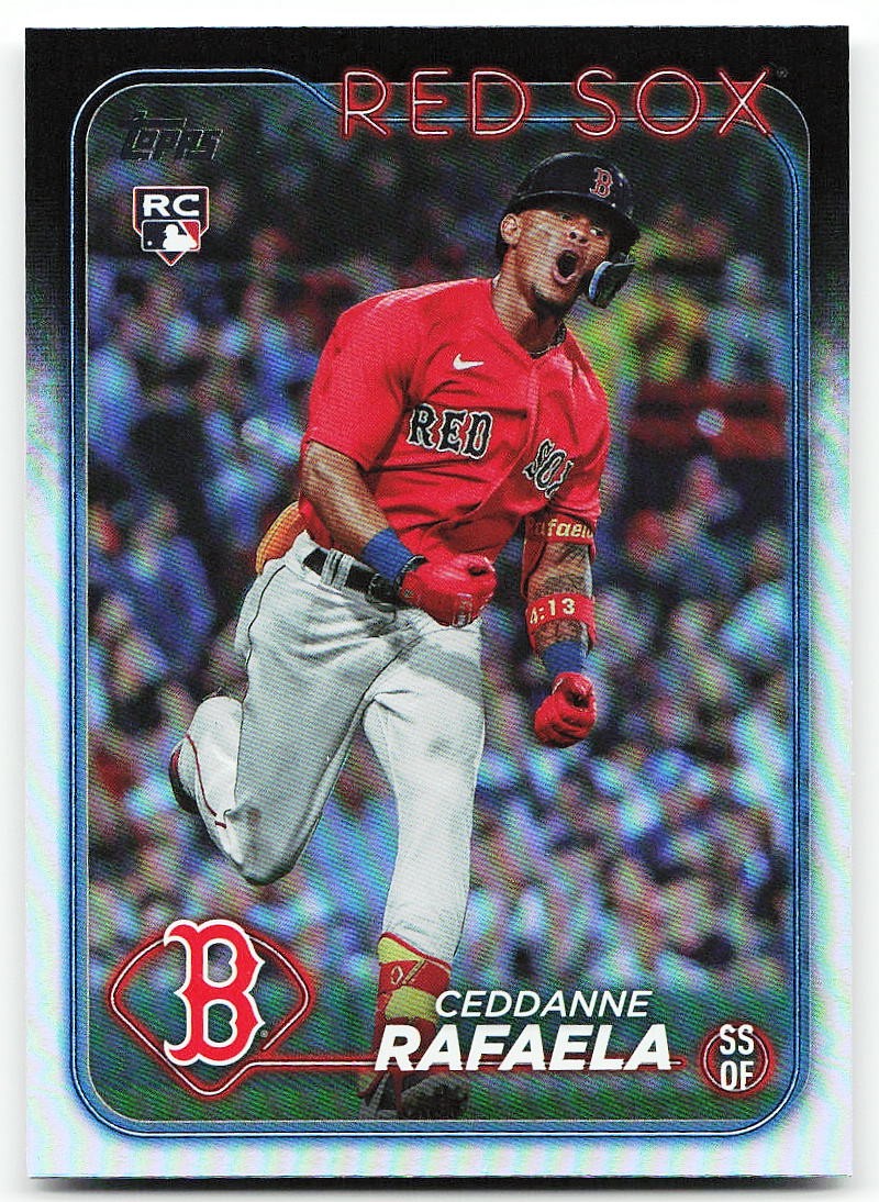 🔥 2024 Topps #313 Ceddanne Rafaela Rainbow Foil