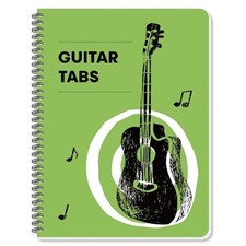 Guitar Tablature Notebook Blank Music Tabs Journal for Composition multicolour