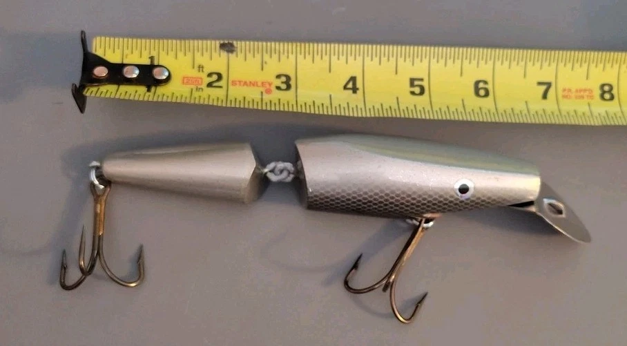 Appât Vintage Creek Chub Joint Musky 1952 - Vert - Bois - Pêche Au Brochet