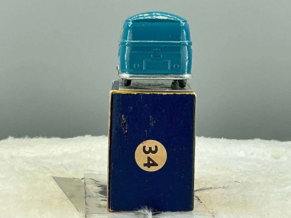 Matchbox Lesney 1957#34A Volkswagen micro van"SILVER WLS" n,MINT boxed, all orig - Image 3 of 4