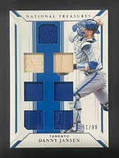 2019 Panini National Treasures Baseball 7 Game-Used Danny Jansen #GGMS-DJ /99
