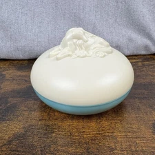 Vintage Max Factor Toujours Moi Dusting Powder Container With Puff. No Powder