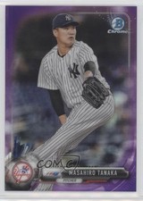 2017 Bowman Chrome Purple Refractor 229/250 Masahiro Tanaka #17 f0v