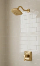 Moen UT3692EPBG Voss M-CORE 3-Series 1-Handle Shower Trim Kit Brushed Gold