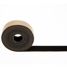 Self adhesive felt tape 1 inch x 16ft black velvet roll