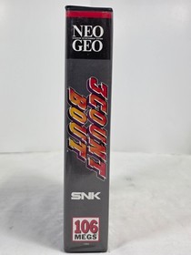 3 Count Bout Neo Geo AES US Edition Soft Case SNK 1993 CIB Tested Working
