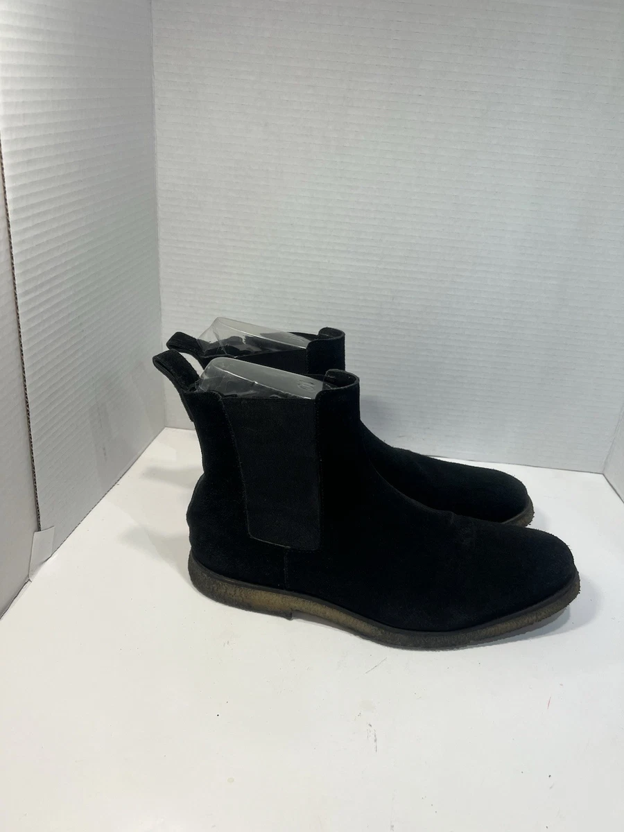 ALLSAINTS Black Suede Chelsea‎ Boots Mens Size 43 New! AllSaints Black Men main image 2