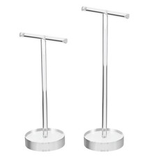 Earring Display Stands,2pcs Acrylic Earring Holder Earring Stands Storage