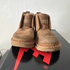Ugg Classic E-Z Fit Toddlers Kid Size 7 Boots 1121037T Chestnut Brown