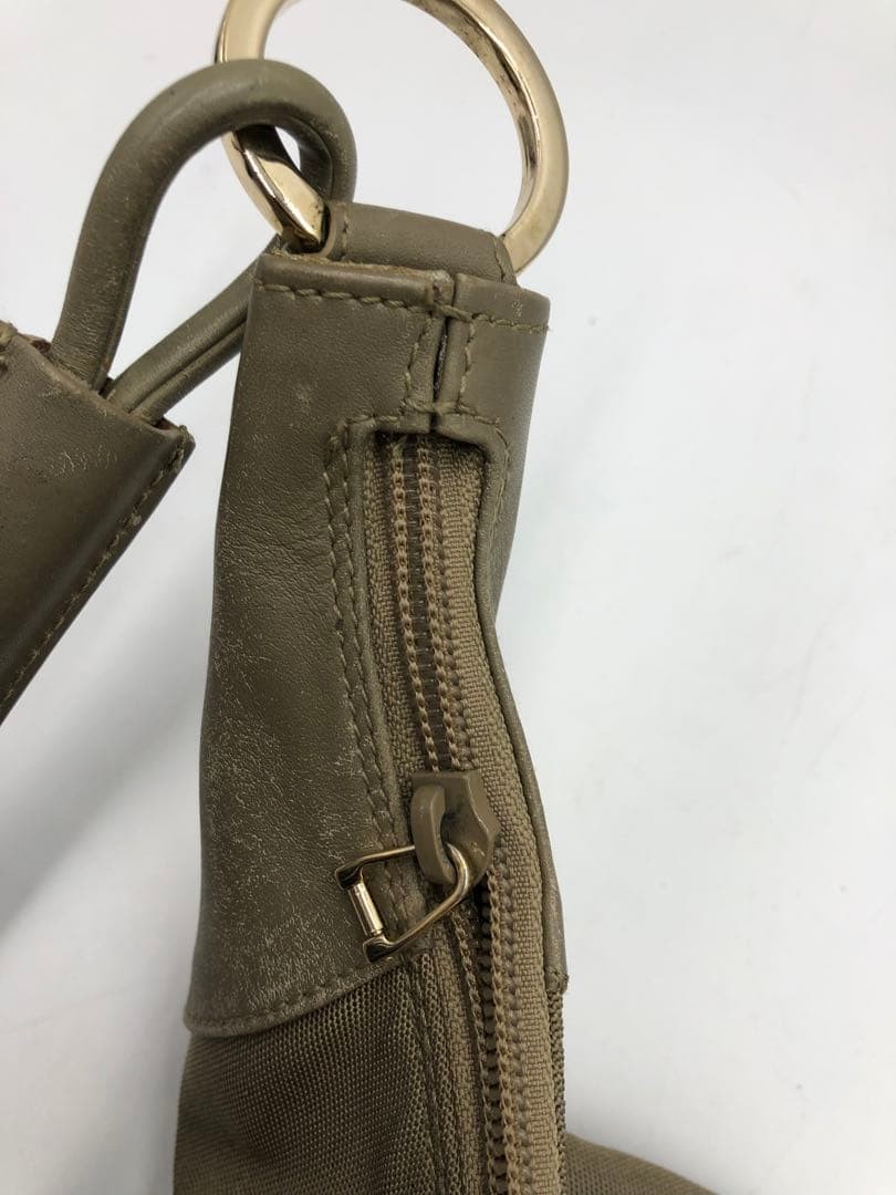 GUCCI 001 4157 002058 Shoulder Bag Canvas Beige Silver Hardware Logo From Japan thumbnail 7