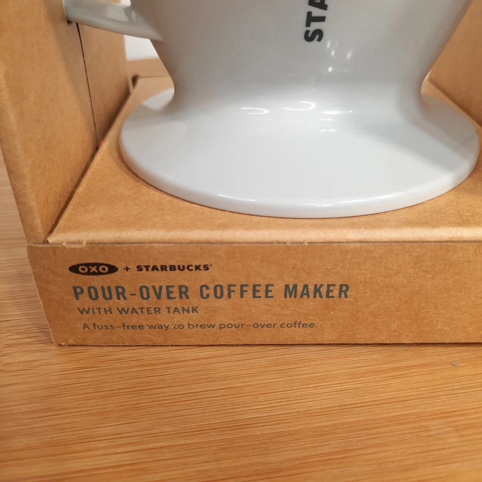 星巴克 OXO 倒咖啡机 12 盎司带水箱过滤器新品 — 第 2/4 张图片