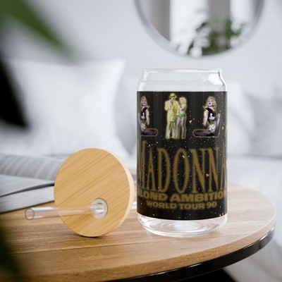 Madonna Blond Ambition Tour Sipper Glass 16oz
