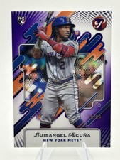 2025 Topps Pristine LUISANGEL ACUNA Purple Refractor SP 78/99 RC