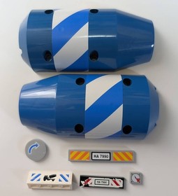 LEGO 7990 City Concrete Mixer Truck Construction Minifigs