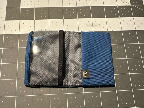 Tom Bihn Nik's Minimalist Wallet #3  | Blue 210 Ballistic (Retired Design)