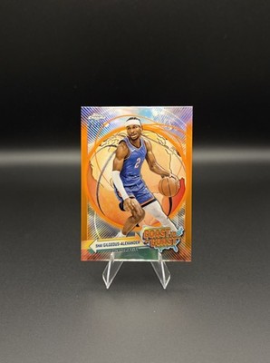 2023-24 Topps Chrome Shai Gilgeous-Alexander SGA Coast To Coast Orange 25 CC-24