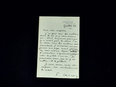 Francis CARCO - Signed Autograph Letter - 1920
