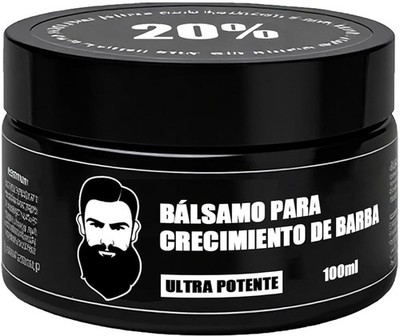 Estimulante de Barba, Bálsamo Para Crecimiento De Barba Potente, Barba Crema