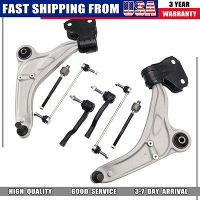 New Front Lower Control Arms Tie Rods Sway Bars For 15-24 Ford Edge Lincoln MKX