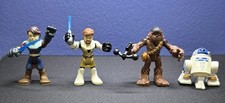 4 Star Wars 2011 Galactic Heroes Obi-Wan Anakin Skywalker Chewbacca R2D2