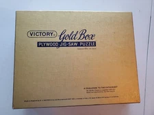 Vintage Victory Gold Box Wood "Yosemite Valley" Landscape 1000 Pc 28x22 #7107 UK
