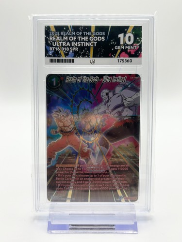 ACE 10 REALM OF THE GODS - ULTRA INSTINCT BT16-018 SPR S.16 GEM MINT - Not PSA