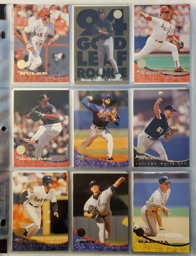1 Upper Deck Topps DonRuss 3 hole plastic sheet 2 – 9 cards per MLB NBA CHOOSE - Picture 19 of 22