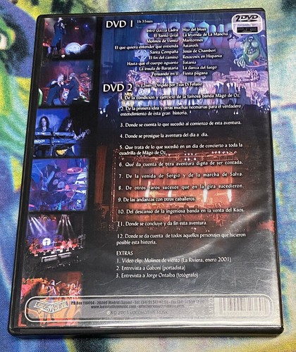 Mago De Oz DVD A COSTA DA ROCK 1 ED.ESPAÑA mägo de oz - Imagen 5 de 9