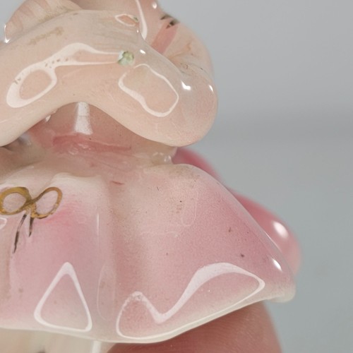 Josef Originals Ballerina Pink Tutu Girl Figurine Gold Shoes *REPAIRED* - Picture 10 of 10
