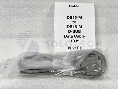 Cable - DB15M to DB15M, D-SUB Data Cable, 10 ft - #E21Ps