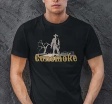 Gunsmoke Opening Movie Short Sleeve T-shirt