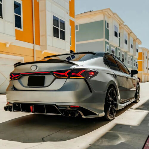 LED Tail Lights For Toyota Camry 8th Gen 2018-2024 Rear Lamps w/Trunk Lid Light - Picture 8 of 18