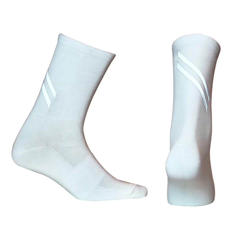 Calcetines reflectantes de ciclismo de carretera bicicleta montar deportes calcetines al tobillo XC BMX MTB Foto 4 de 4