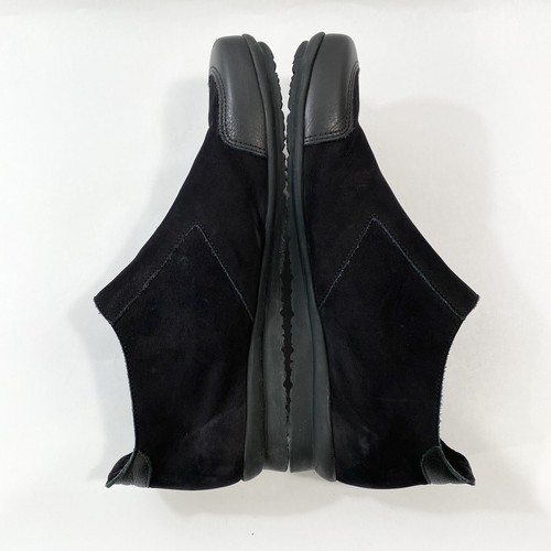 Arche LN France Comfort Loafer EU 40 / US 9 Black Nubuck Side Zip Minimalist - Picture 7 of 20