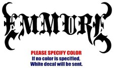 EMMURE BAND Rock Graphic Die Cut decal sticker Car Truck Boat Window 12"