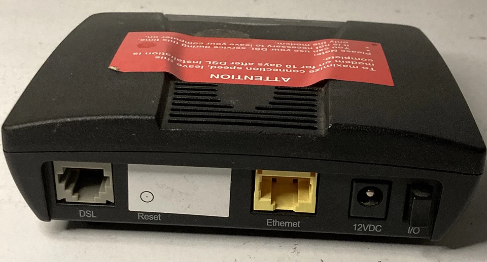 Used Siemens SPEEDSTREAM 4100 Ethernet DSL Modem 060-D141-A39 - Image 3 of 3