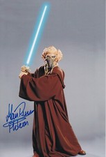ALAN RUSCOE signed Autogramm 20x30cm STAR WARS in Person autograph COA PLO KOON