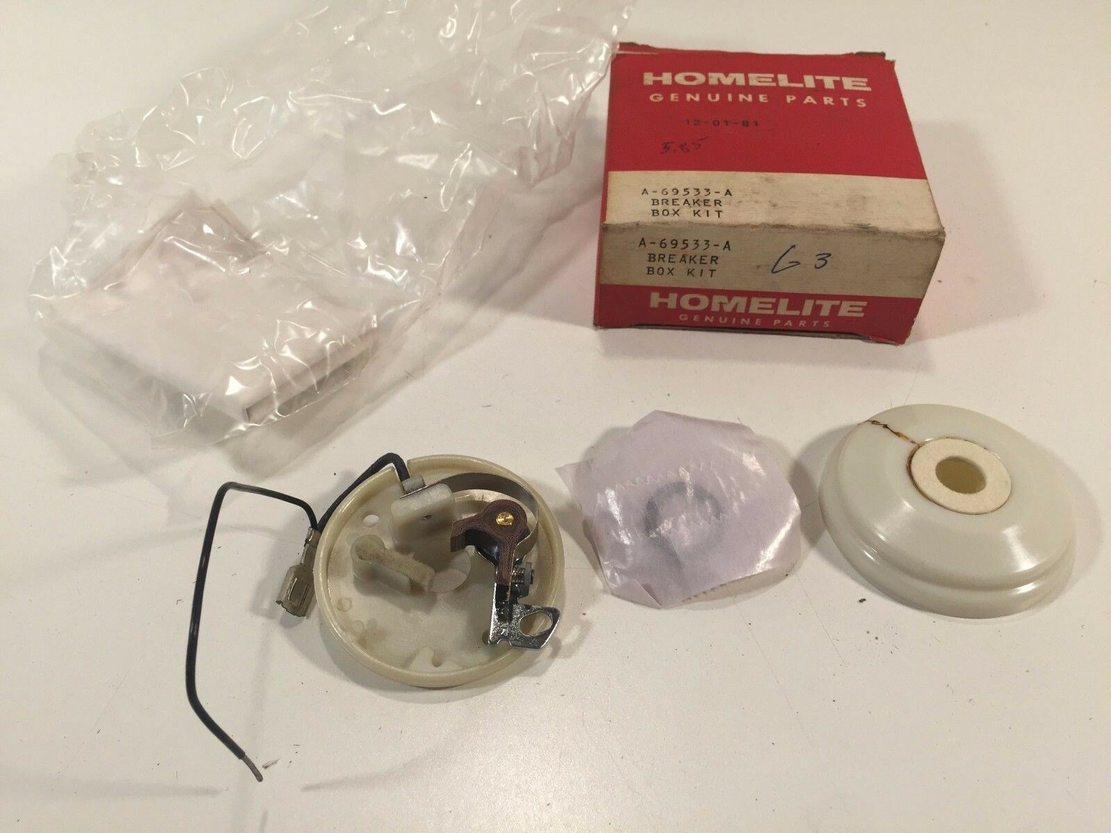 Genuine Homelite Breaker Points Set A63631A – For XL700, XL800, XL901, XL903, VI944, S2100