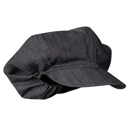Cappello da donna denim newsboy berretto berretto berretto piatto grande oversize ampio ampio casual tinta unita - Foto 5 di 9