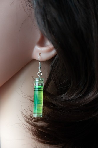 Level Earrings Miniblings Earings Scale Water Measure WORKS - Picture 3 of 4