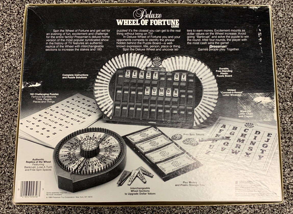 専用　Wheel of Fortune　英語版 Deluxe Vintage Wheel of Fortune 1987 2nd Edition Game by Pressman