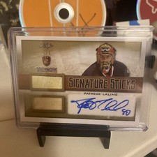 2018 Leaf ITG Stickwork Signature Sticks Bronze 1/1 Patrick Lalime #SST-PL1 Auto