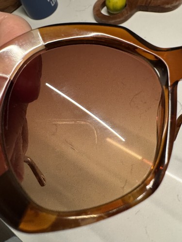 CHLOE Gold Patchwork Oversized Venus CE743S Blonde Havana Sunglasses Italy NEW - Picture 22 of 24
