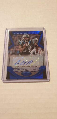 2016 Certified Football Cameron Artis-Payne Mirror Signatures Panthers #19/40 - Picture 1 of 2
