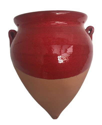 xmas Spanish Selena Flat Back Wall Pot. Planter Red, Green,Blue, Black,Ochre - Picture 27 of 33
