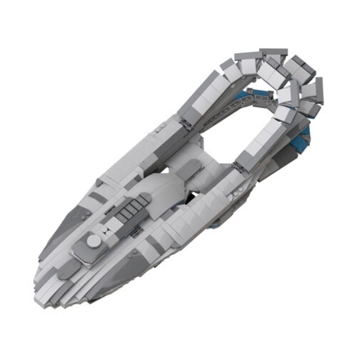 MOC: Orville Mid-level Exploratory-class Ship with Stand 757 Piece Good Quality - Picture 9 of 11