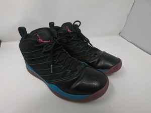 black purple teal jordans